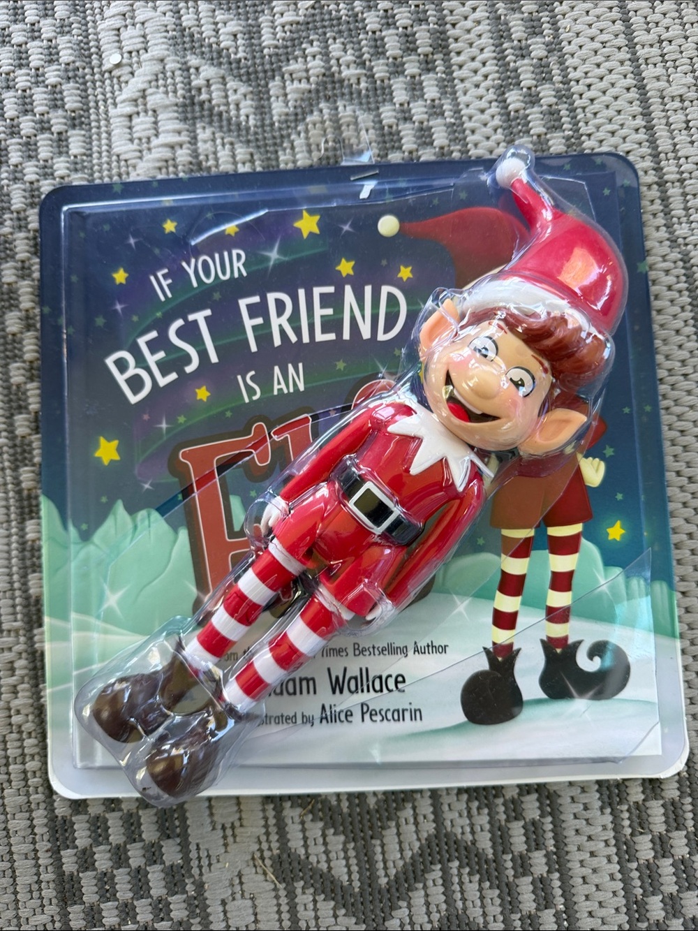 Holiday Elf Figurine and Book Set